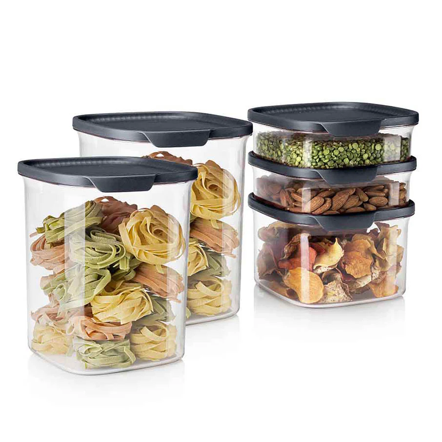 TUPPERWARE ULTRA CLEAR® SQUARE 5-PC. SET