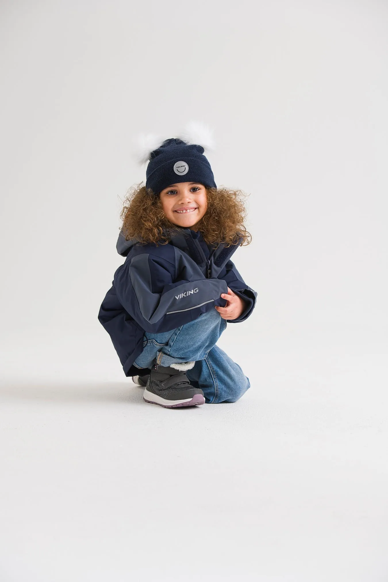 Play Pon Pon Wool Beanie Navy