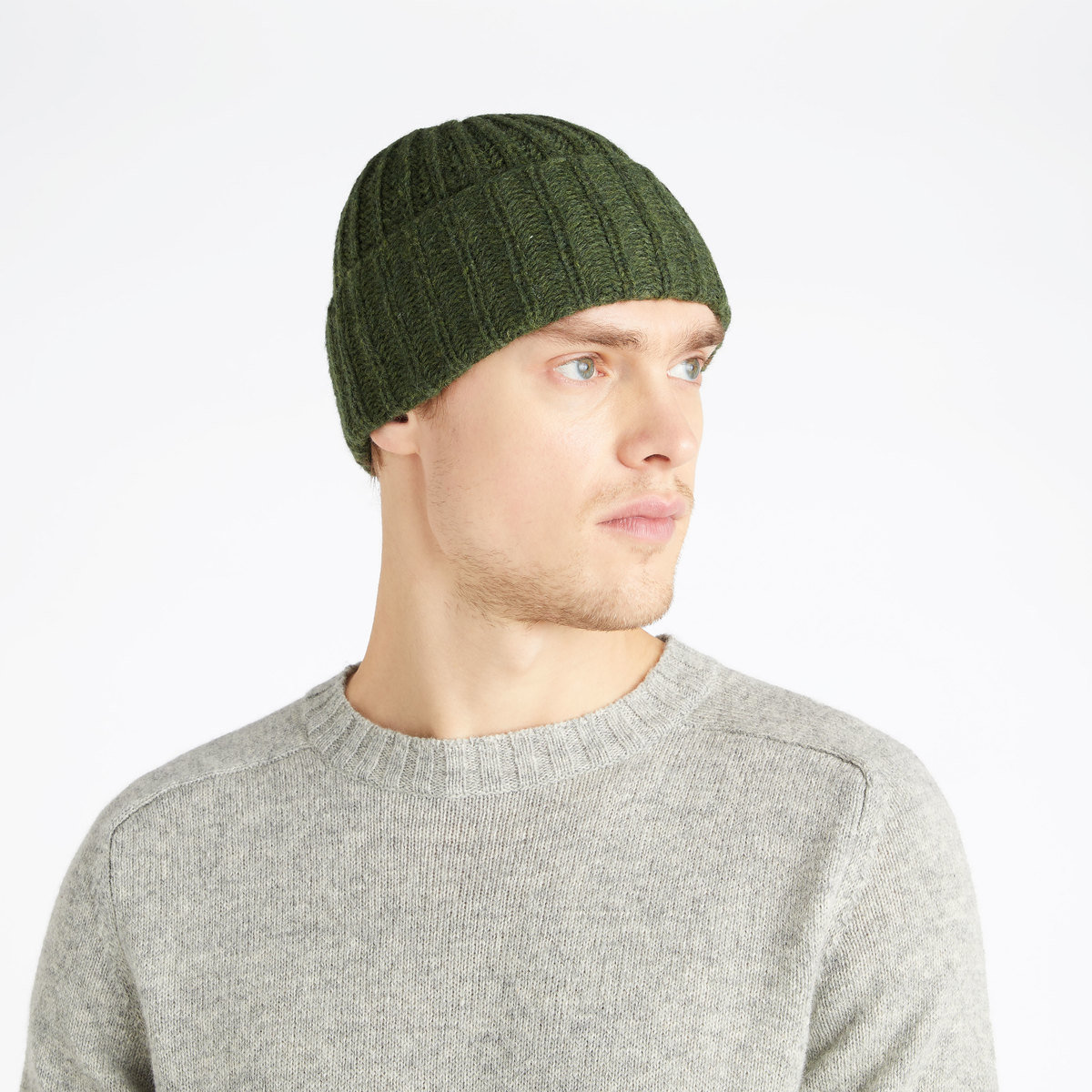 Lowell Beanie Green Dk Forest