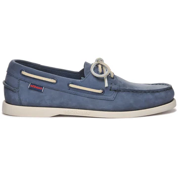 Docksides Portland Nubuck Navy Blue