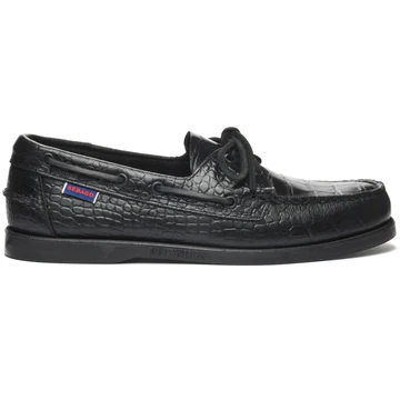 Portland Exotic Croc Black