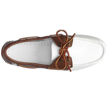 Docksides Portland Woman White & Brown