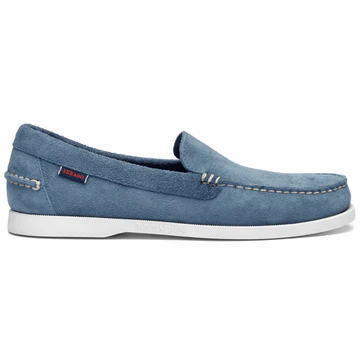 Frank Boat Roughout Indigo