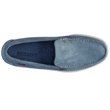 Frank Boat Roughout Indigo