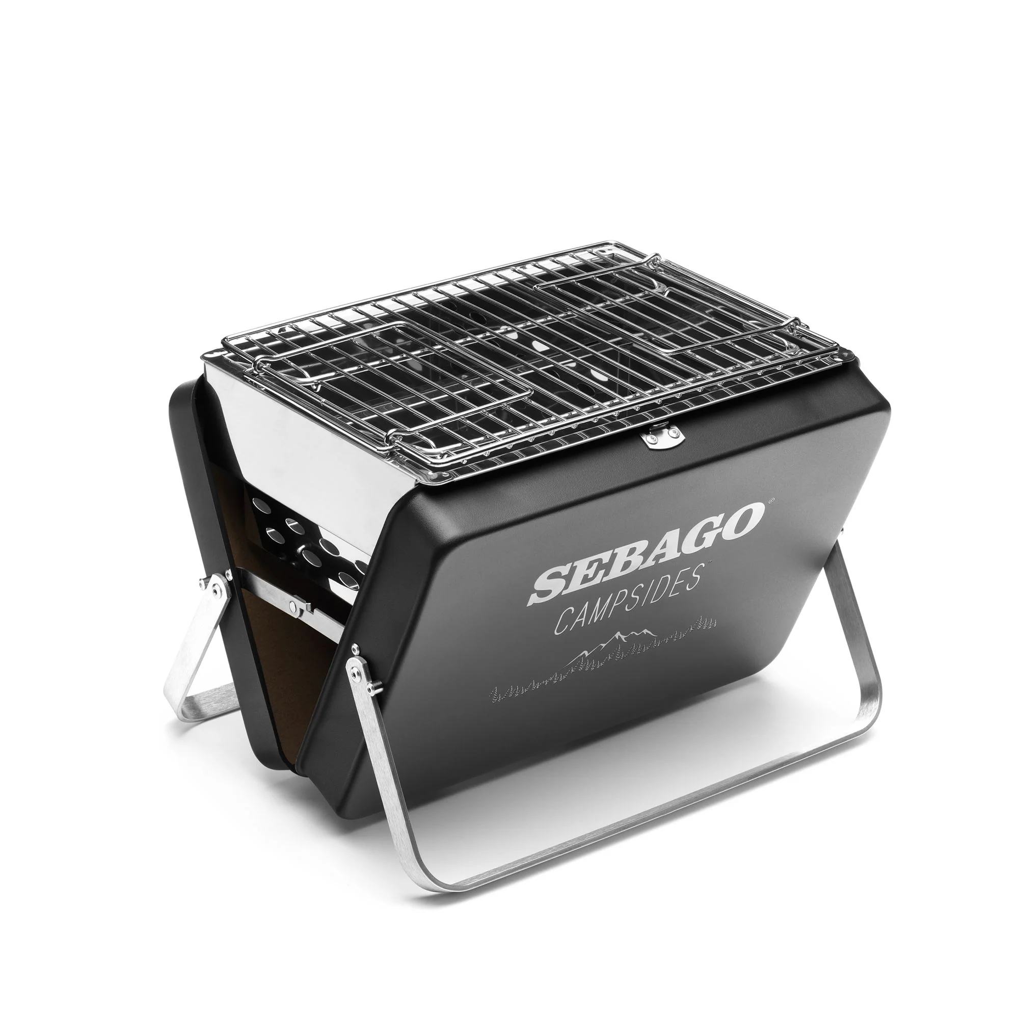 LINNEUS - CAMP ACCESSORIES - Portable Grill - Unisex - GREY SILVER