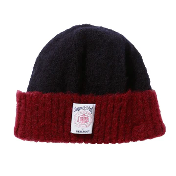 J. Press Shaggy Dog Hat Blue/Bordeaux