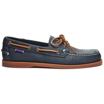 Docksides Portland Crazy H Navy Blue & Brown