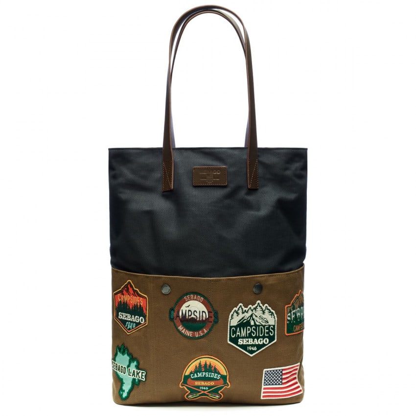 PEMAQUID WOOL BROWN BLUE SAC FOURRE-TOUT SEBAGO