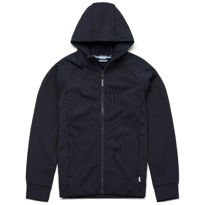 Crew Fz Hoodie Blue Marine