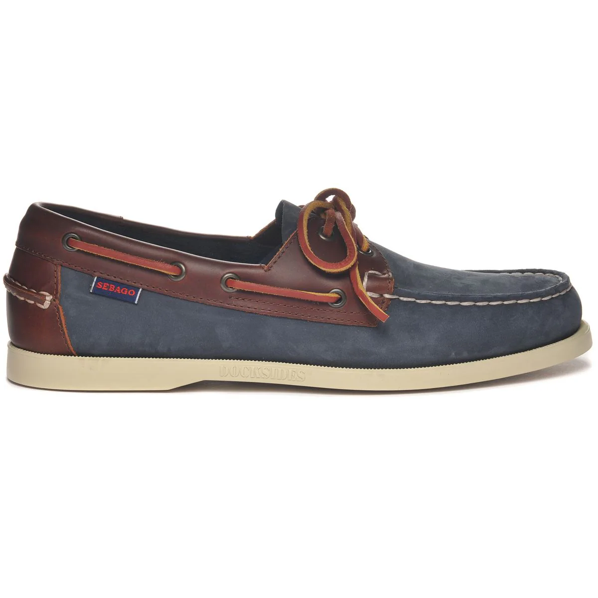 Docksides Portland Nubuck Waxy - Blue Universe / Brown