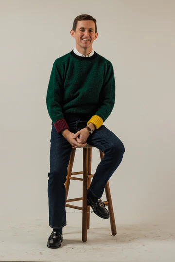 J. Press Shaggy Dog Sweater Green