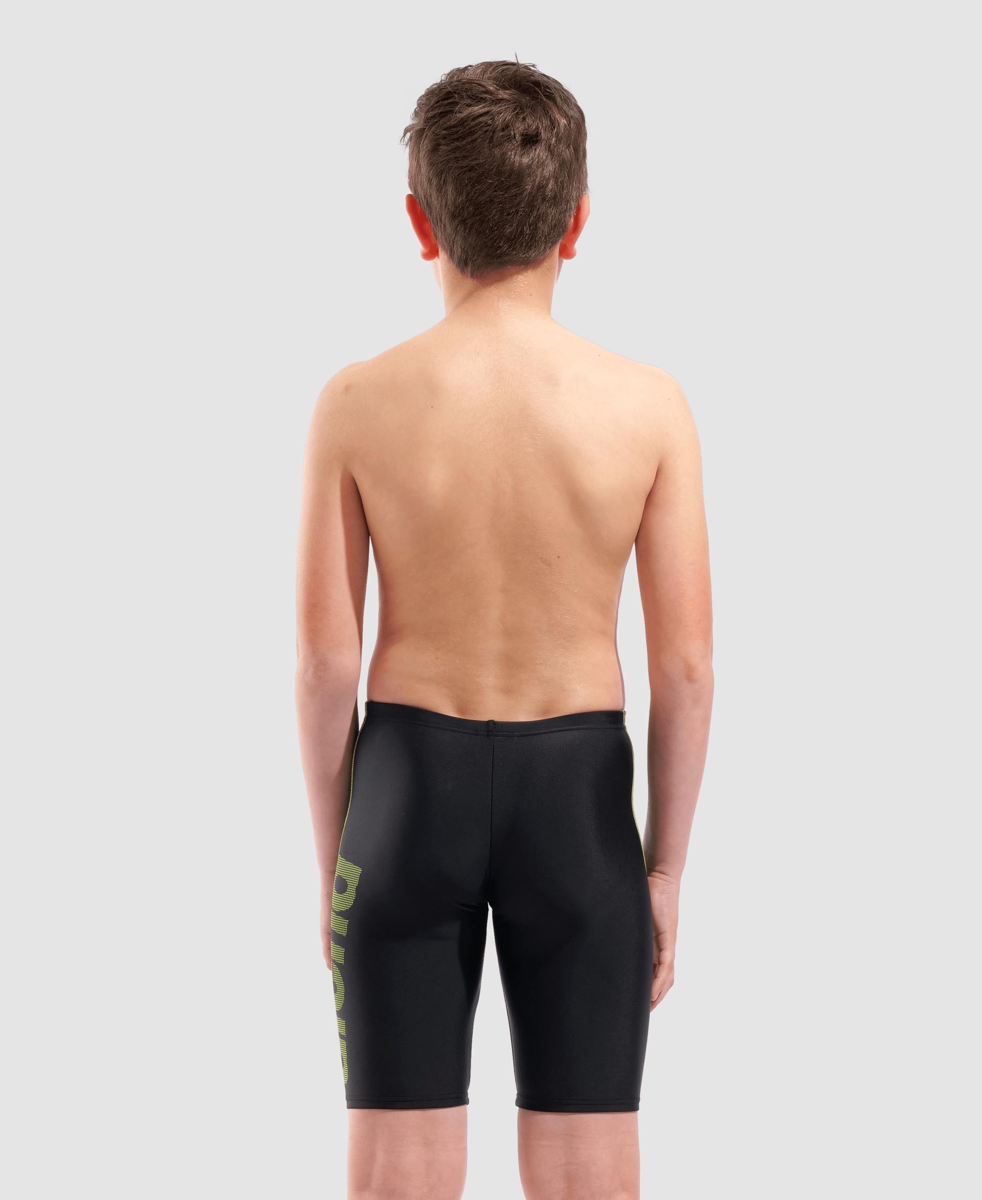 Boys’ Swim Jammer Logo Print