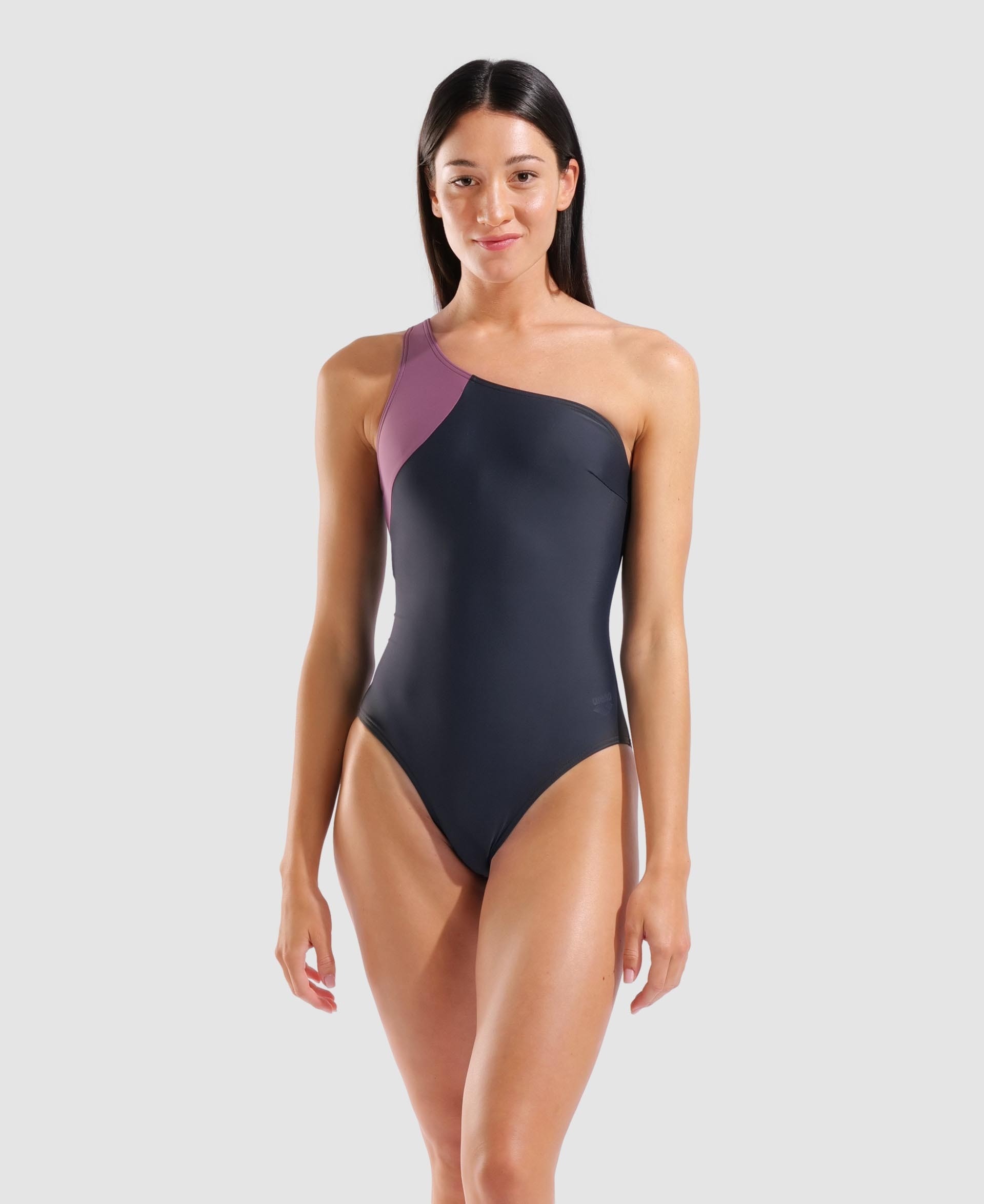 Women's Swimsuit arena Vita Life Single Shoulder Black