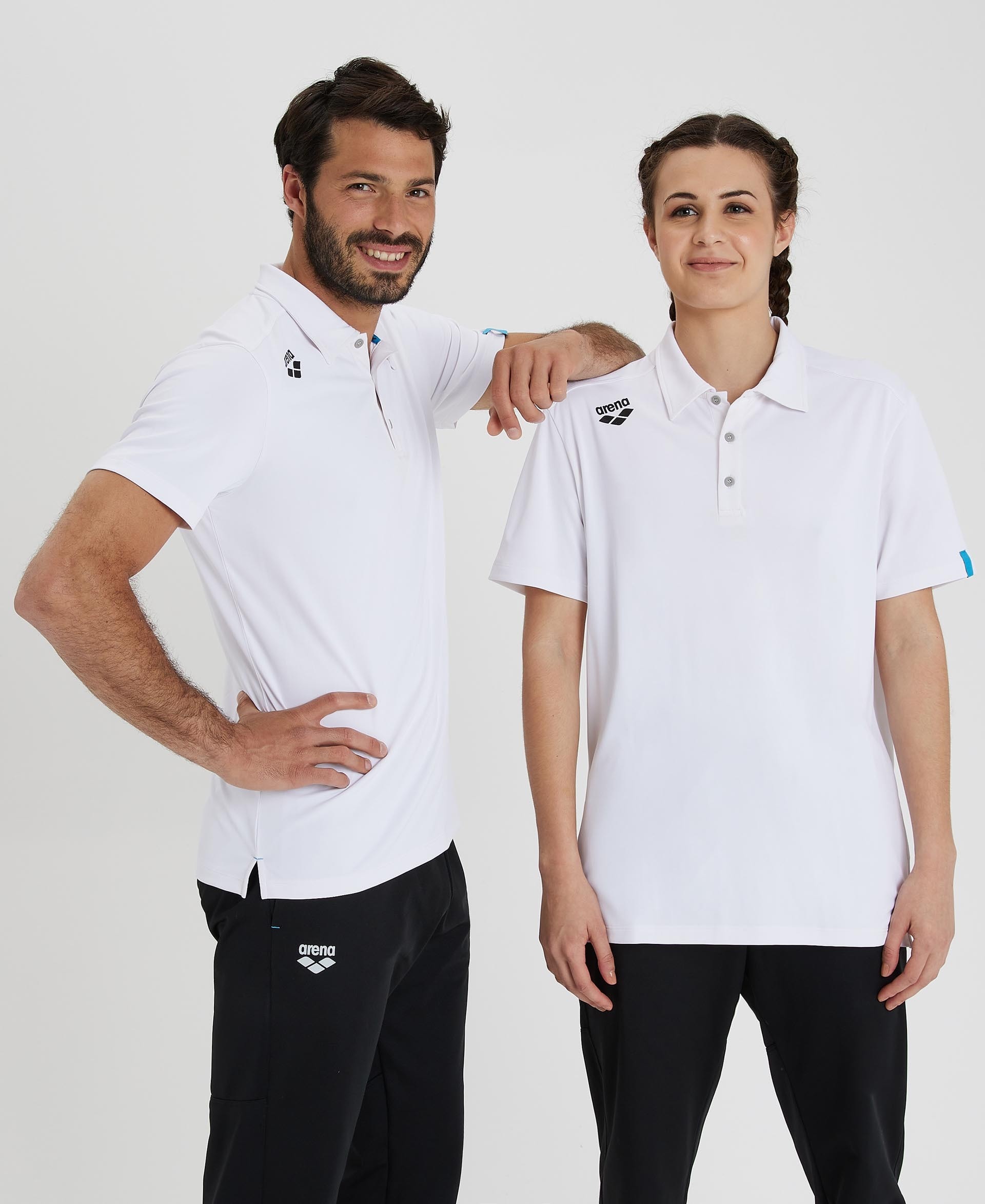 Unisex Team Polo Shirt Solid