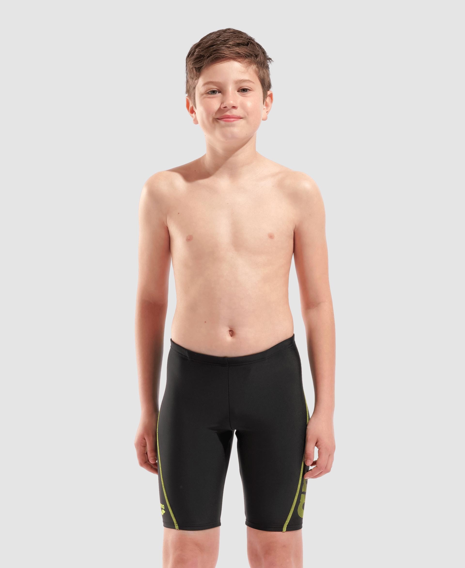 Boys’ Swim Jammer Logo Print