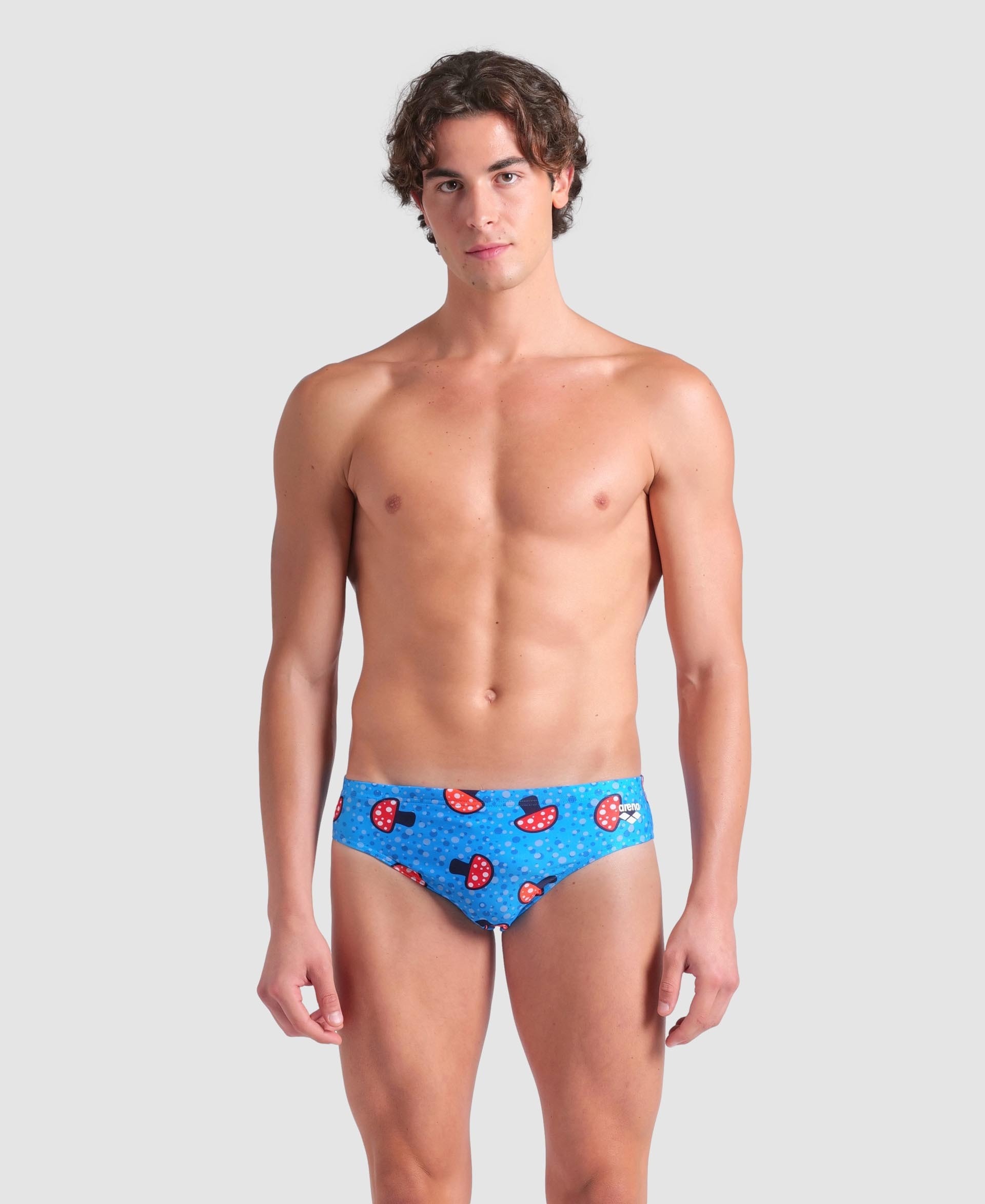 Men's Swim Brief arena Mushrooms