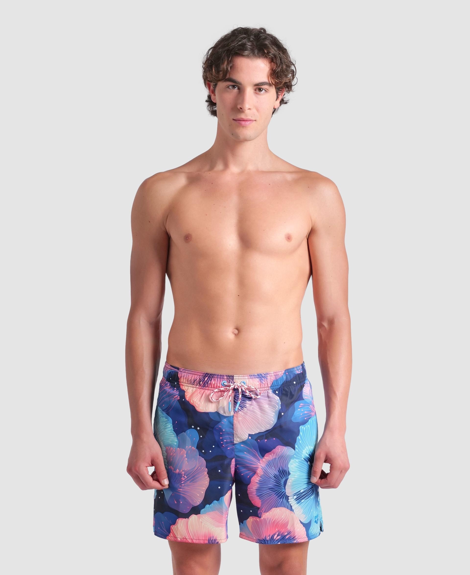 Men's Beach Boxer 41,5 cm arena Allover Water Print Multiprints