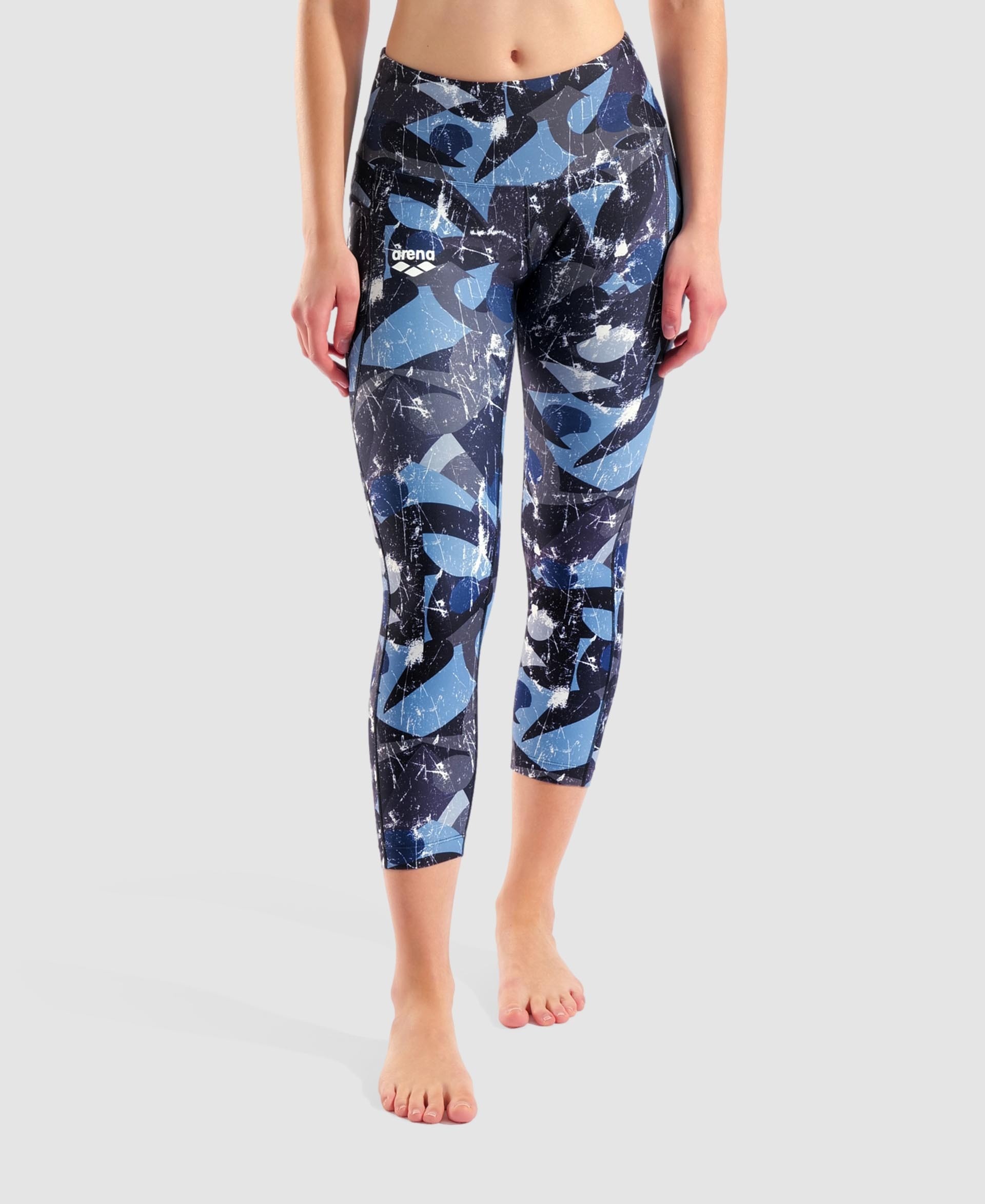 Women's 7/8 Tights Panel Allover Print