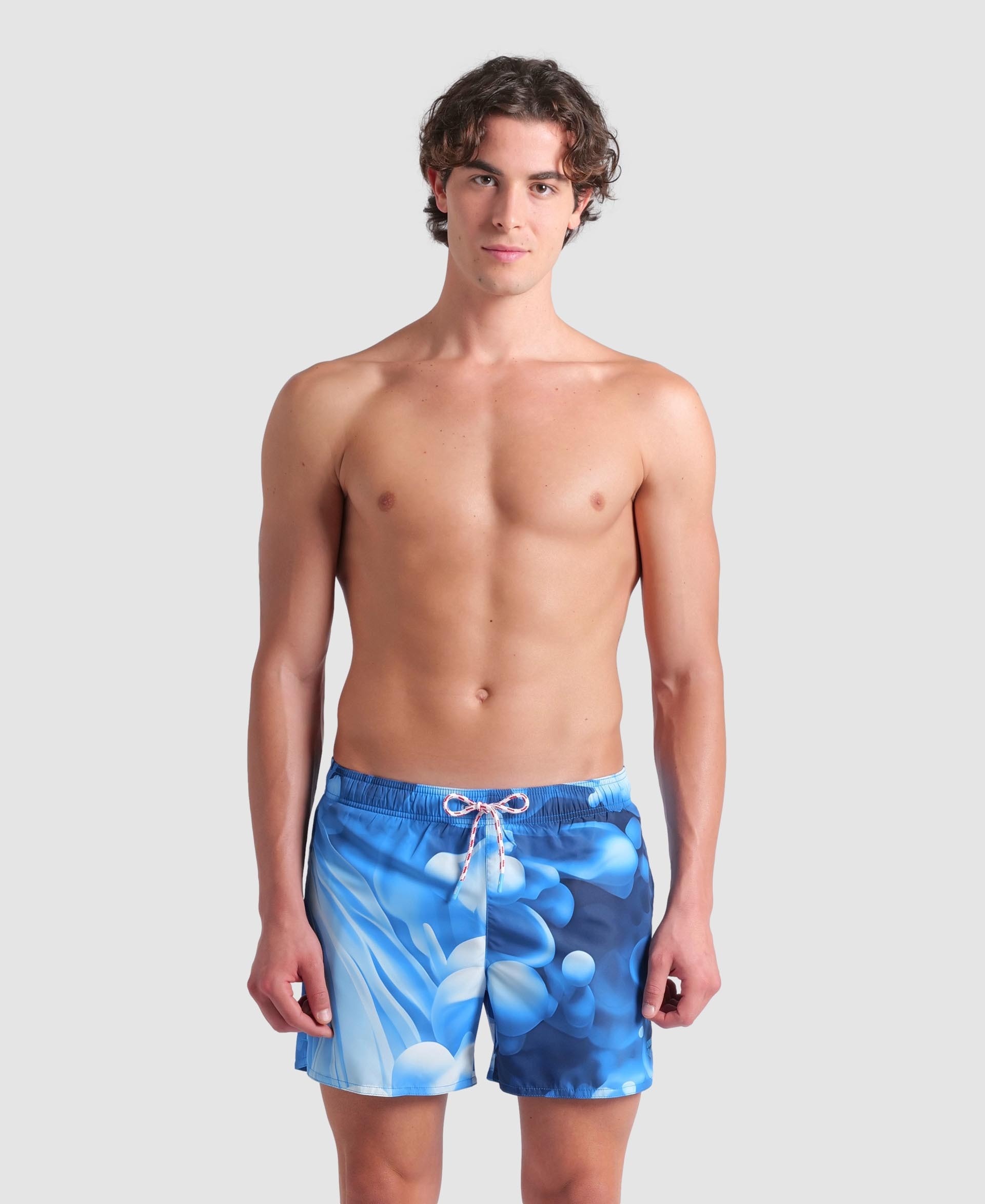 Men's Beach Short 36,5 cm arena Allover Water Print Multiprints