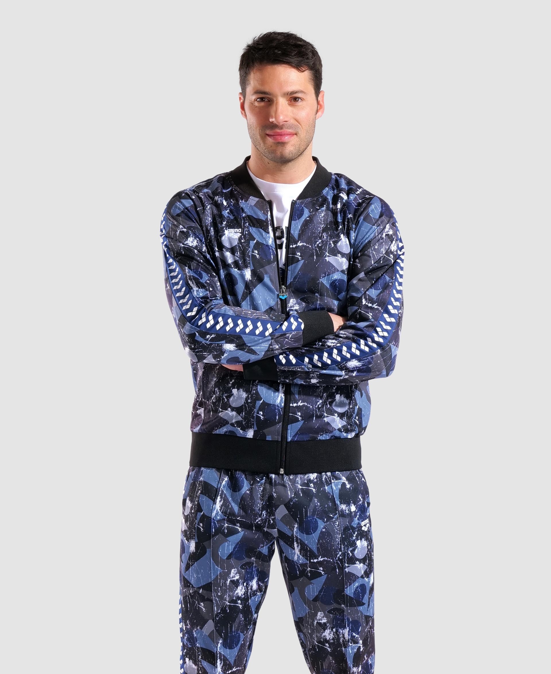 Men's arena Icons Relax IV Jacket Print
