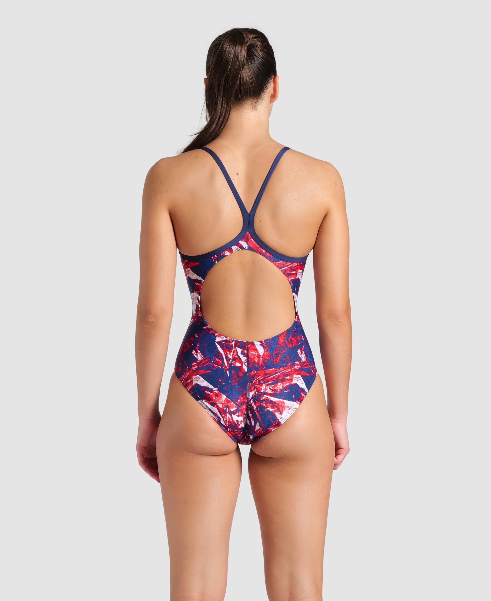Women's Swimsuit arena Team Crackle Lightdrop Back