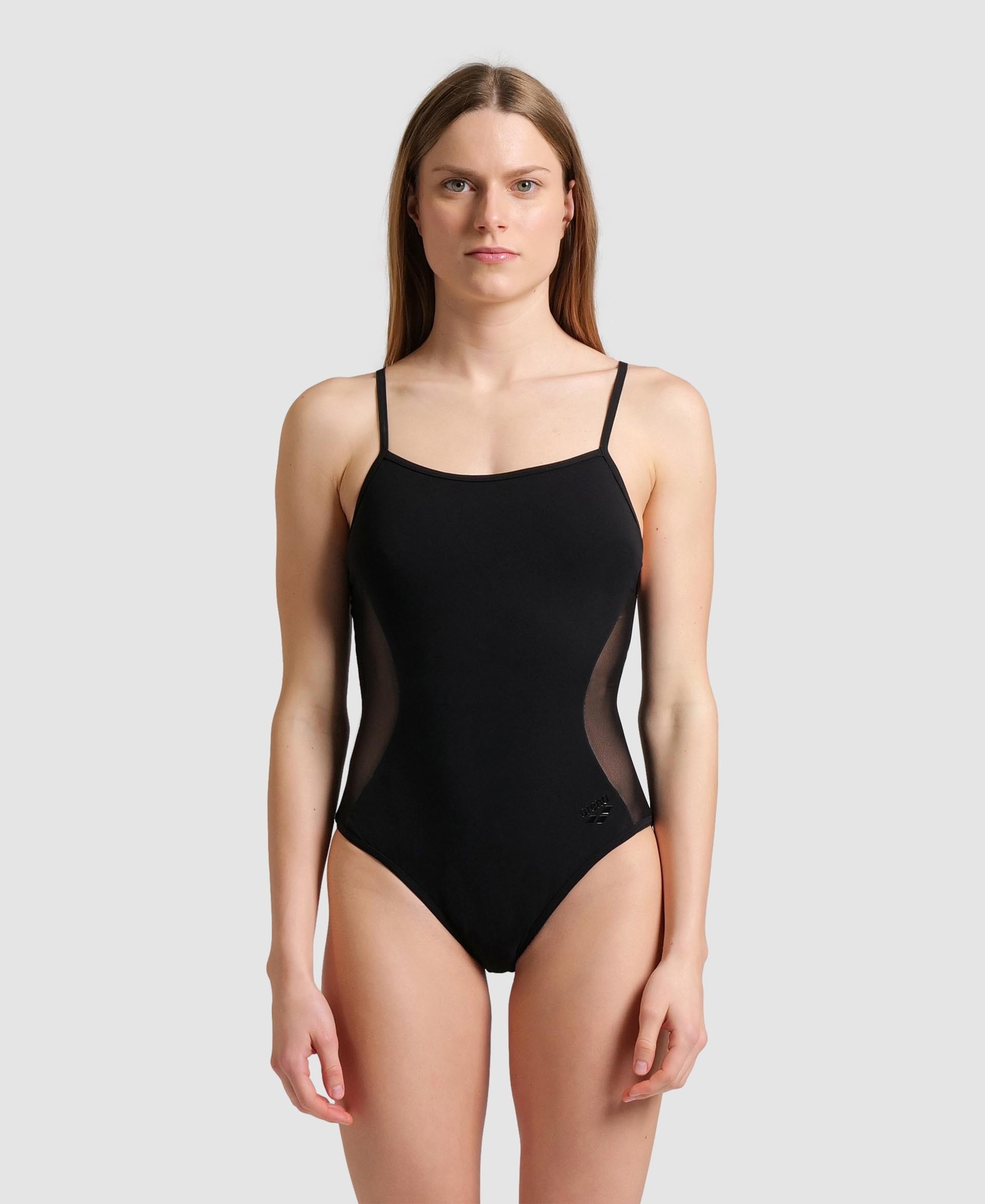 Women’s Swimsuit arena Mesh Panels Closed Back