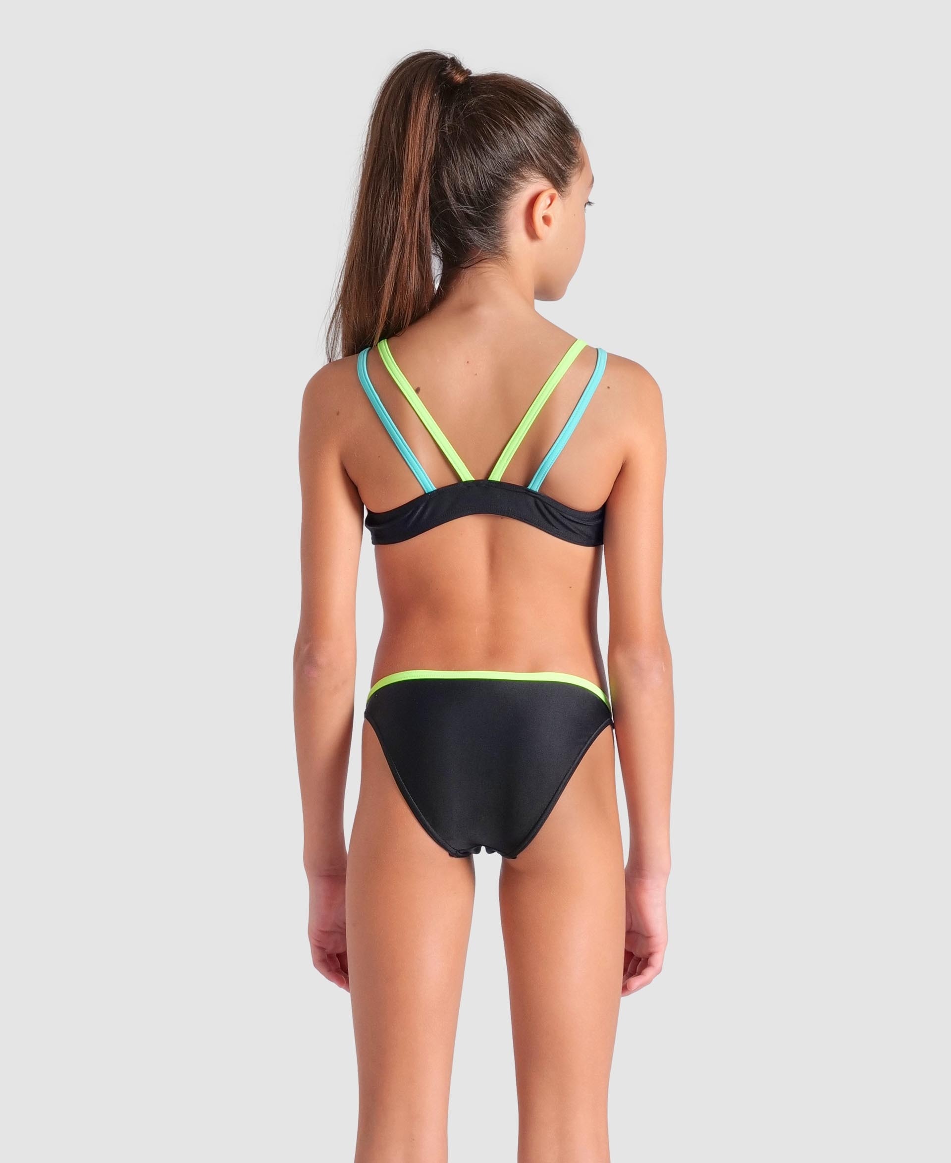 Girls’ Two-Piece Swimsuit arena Solid