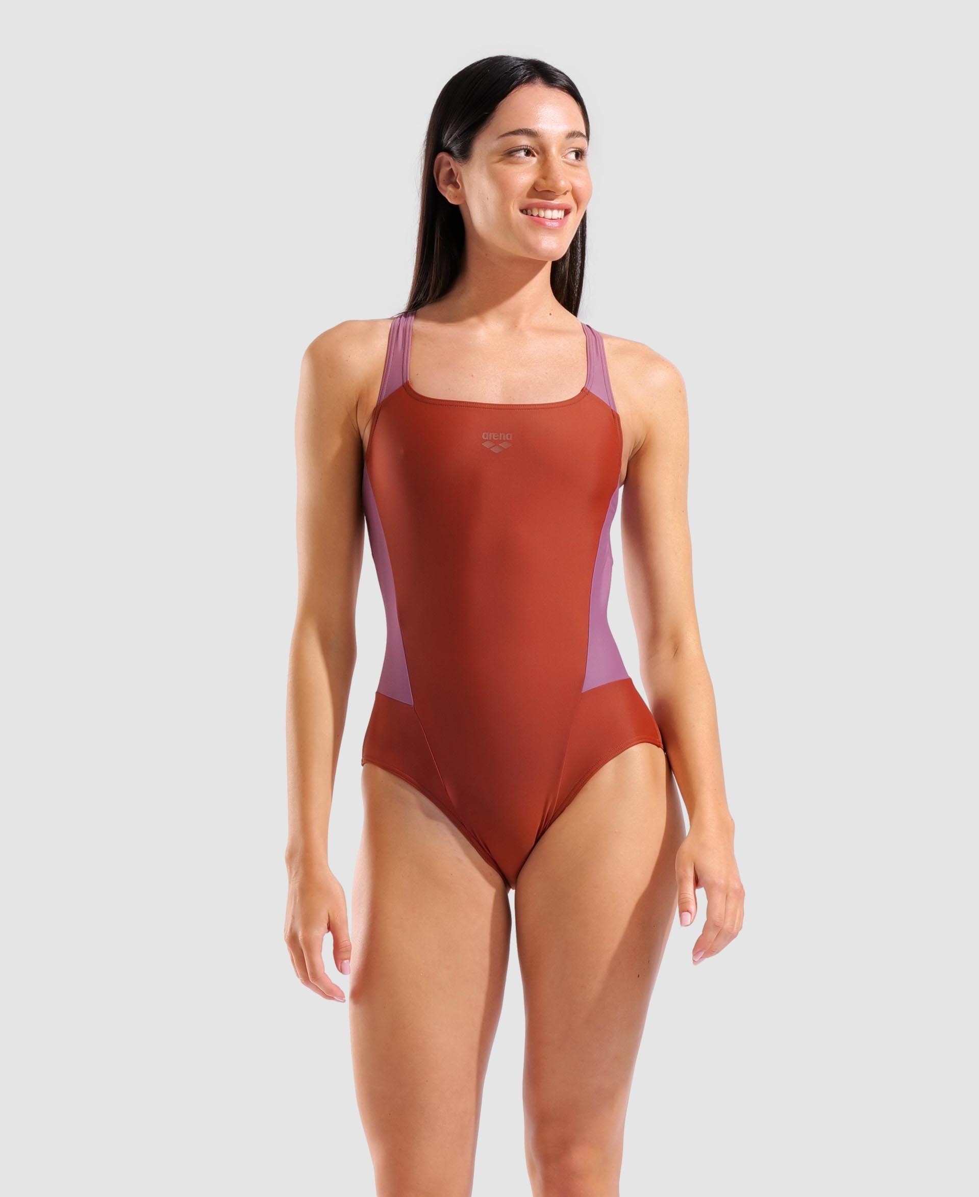 Women's Swimsuit arena Vita Life Swim Pro Back Red