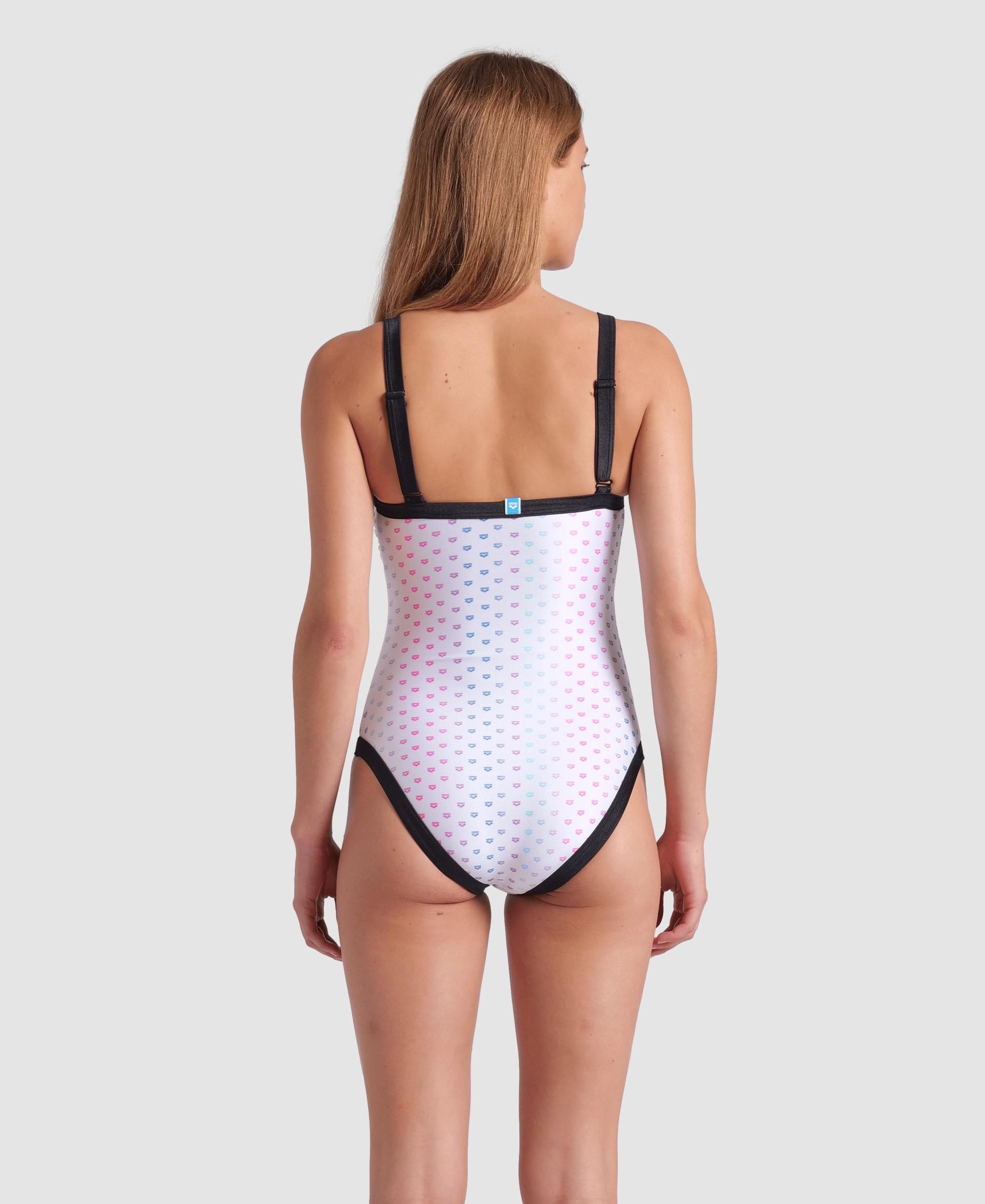 Women's Swimsuit arena Rainbow Monogram