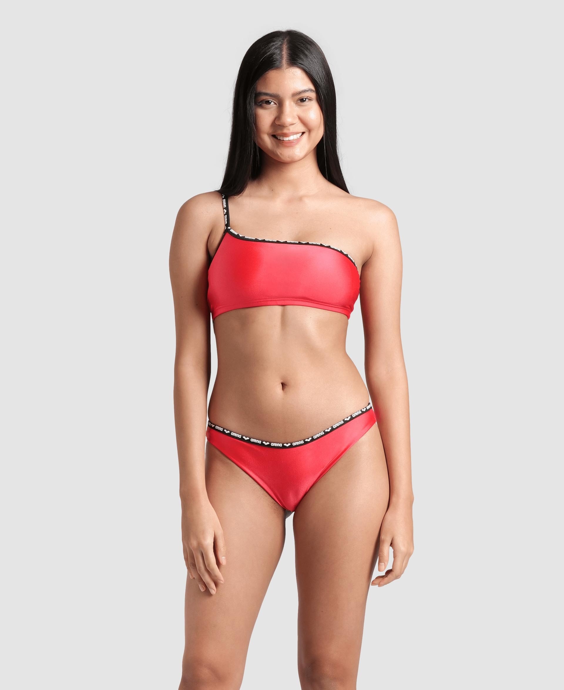 Women's Bikini arena Solid Single Shoulder