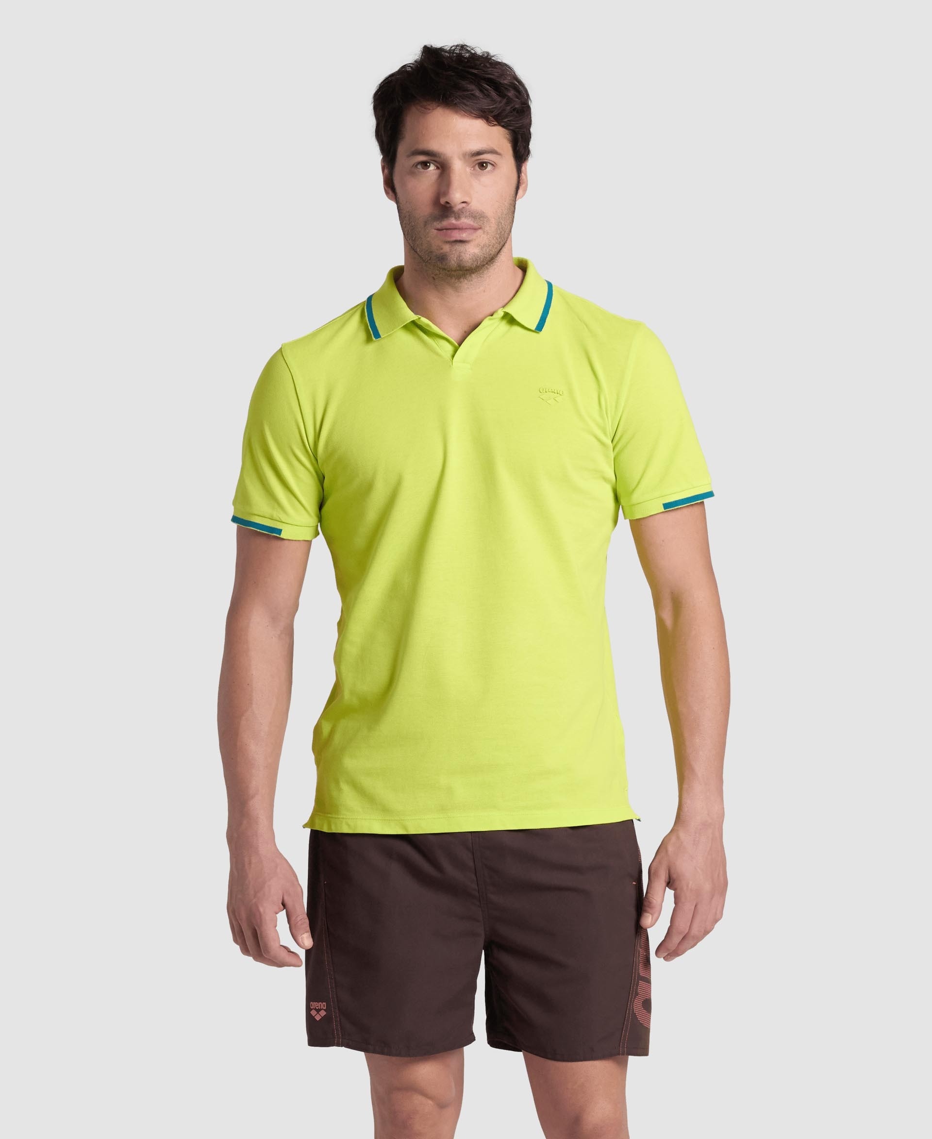 Men's Polo Shirt arena Trim Cotton Piqué