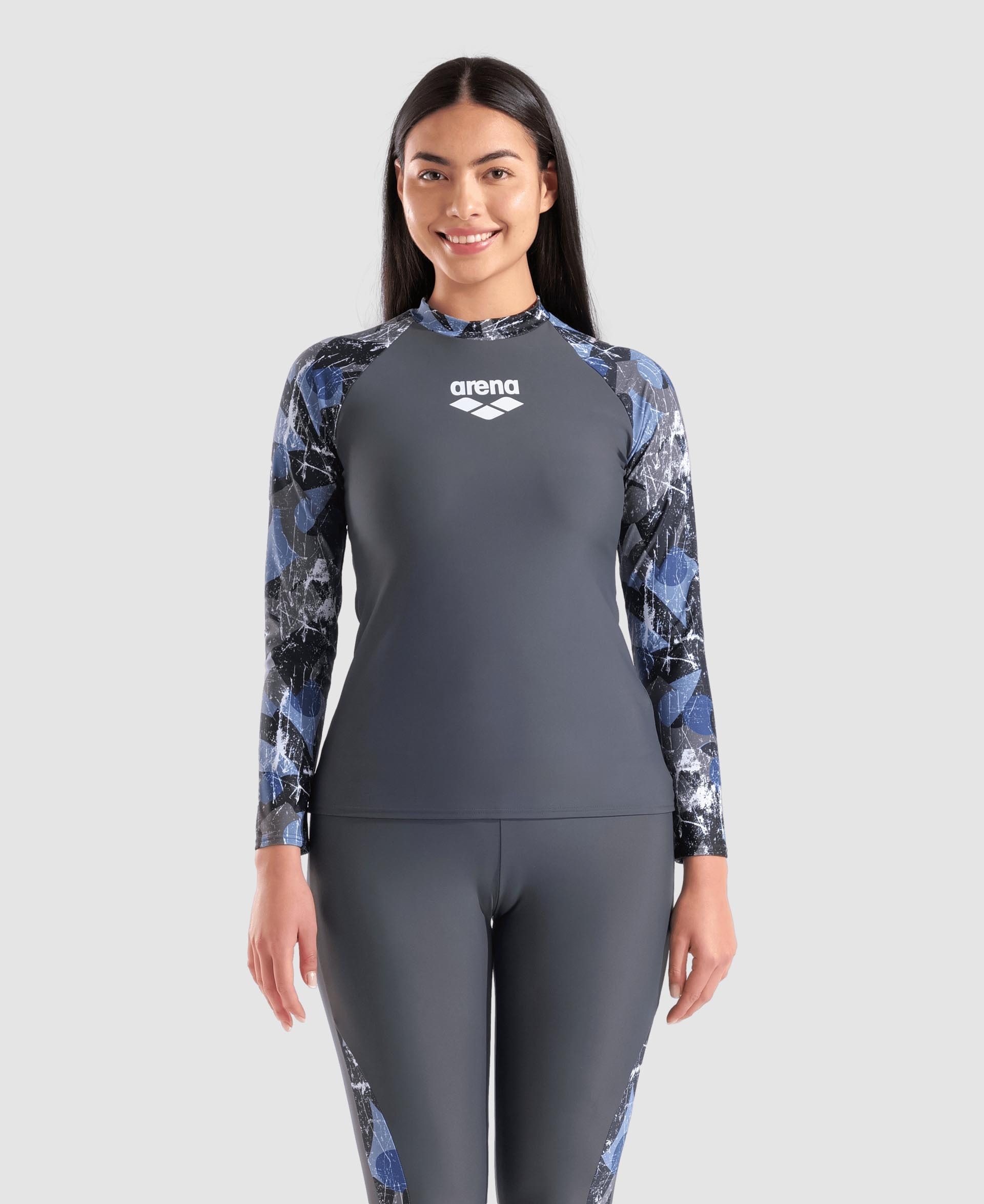 Women's arena Modesty Long-Sleeve Rash Vest