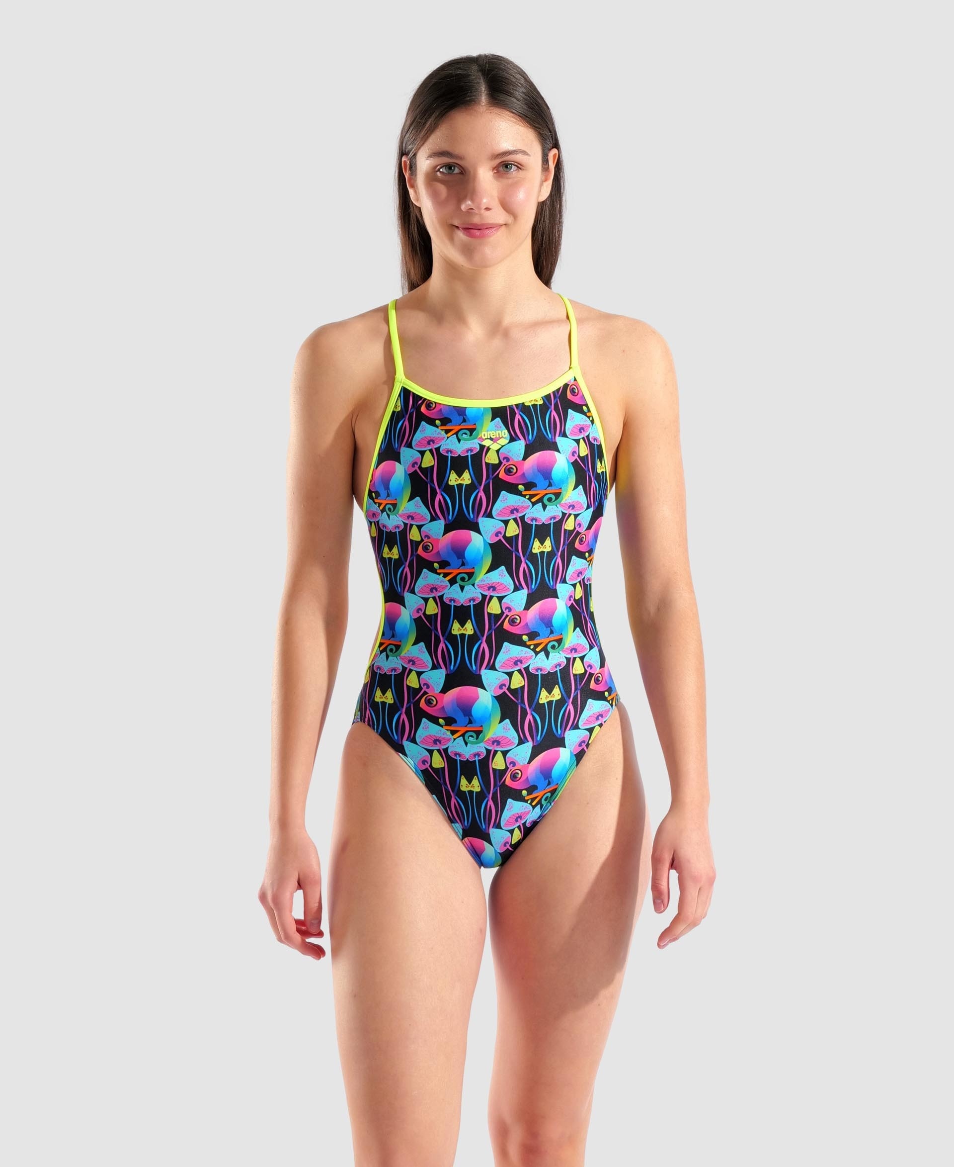Women's Swimsuit arena Multi Chameleons