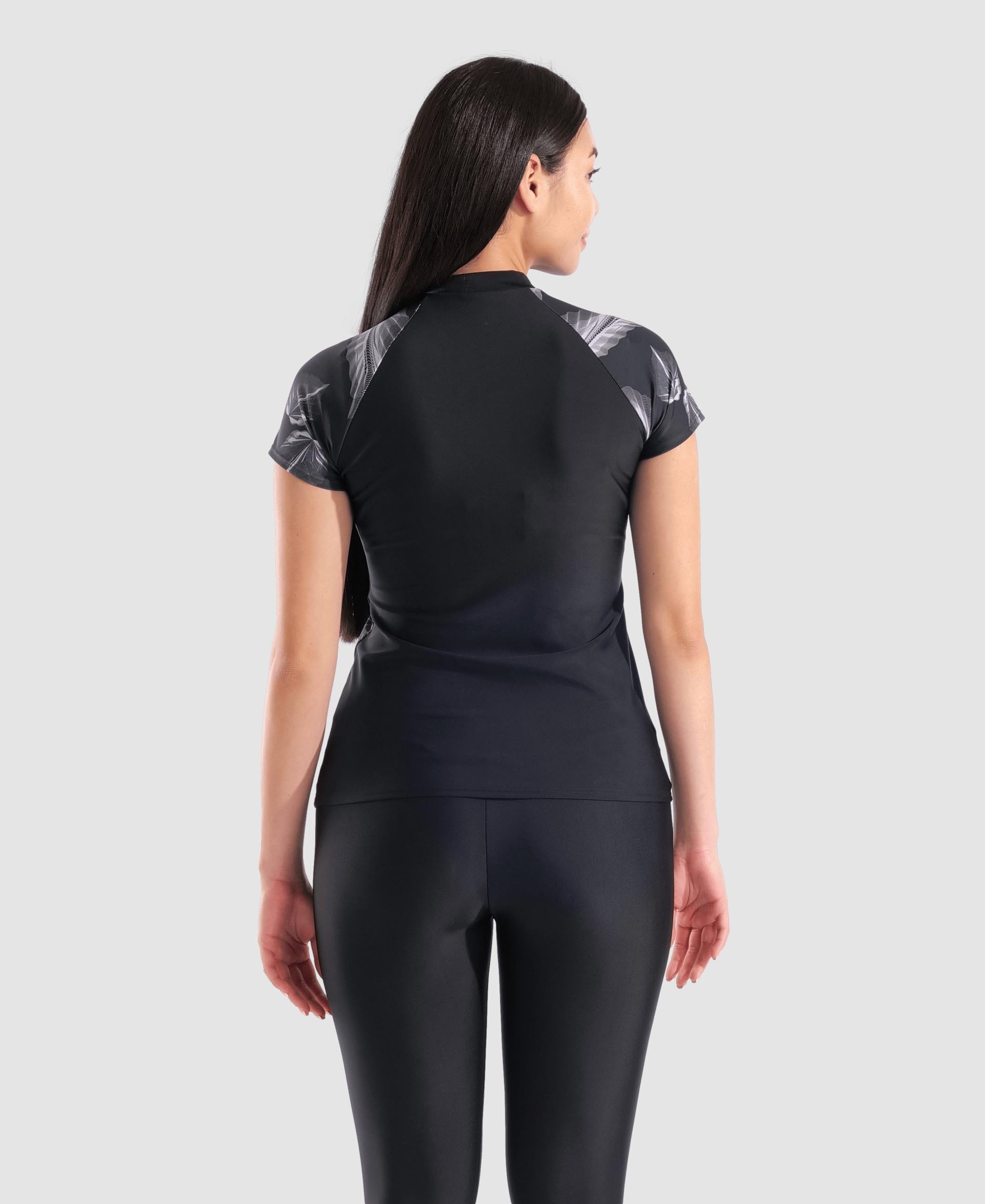 Women's arena Modesty Short-Sleeve Rash Vest