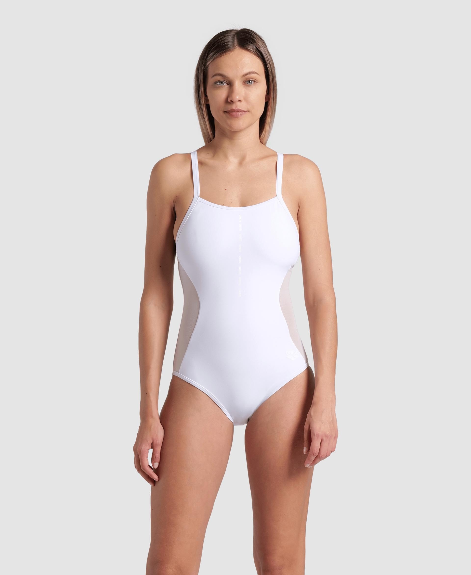 Women's Swimsuit arena Mesh Graphic Closed Back