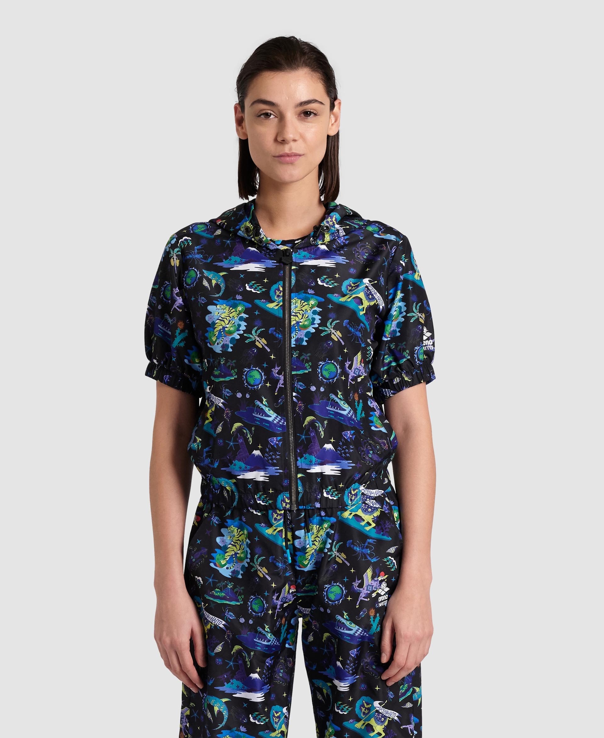 Women's arena Fun Planet Hooded Jacket