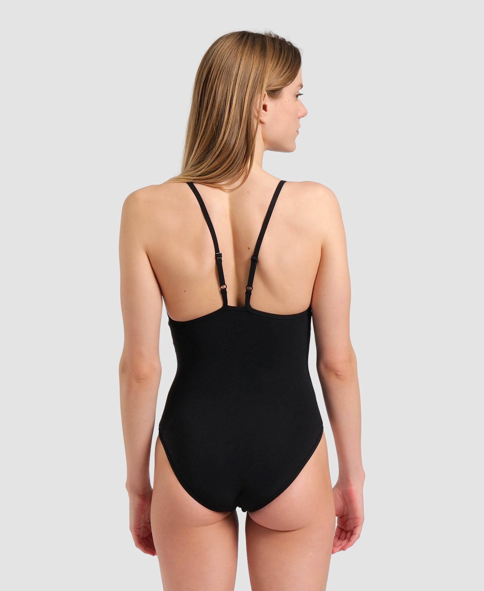 Women’s Swimsuit arena Mesh Panels Closed Back