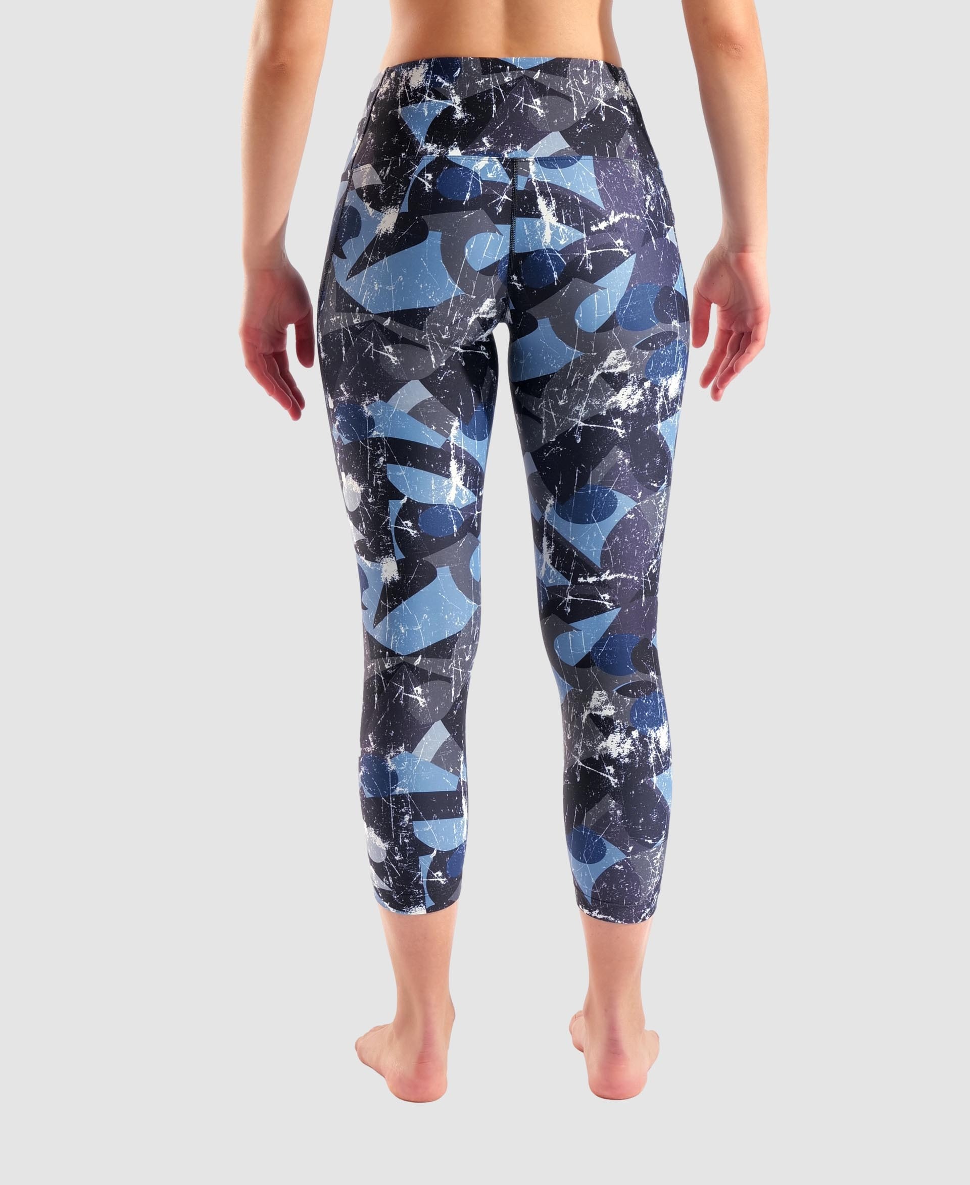 Women's 7/8 Tights Panel Allover Print