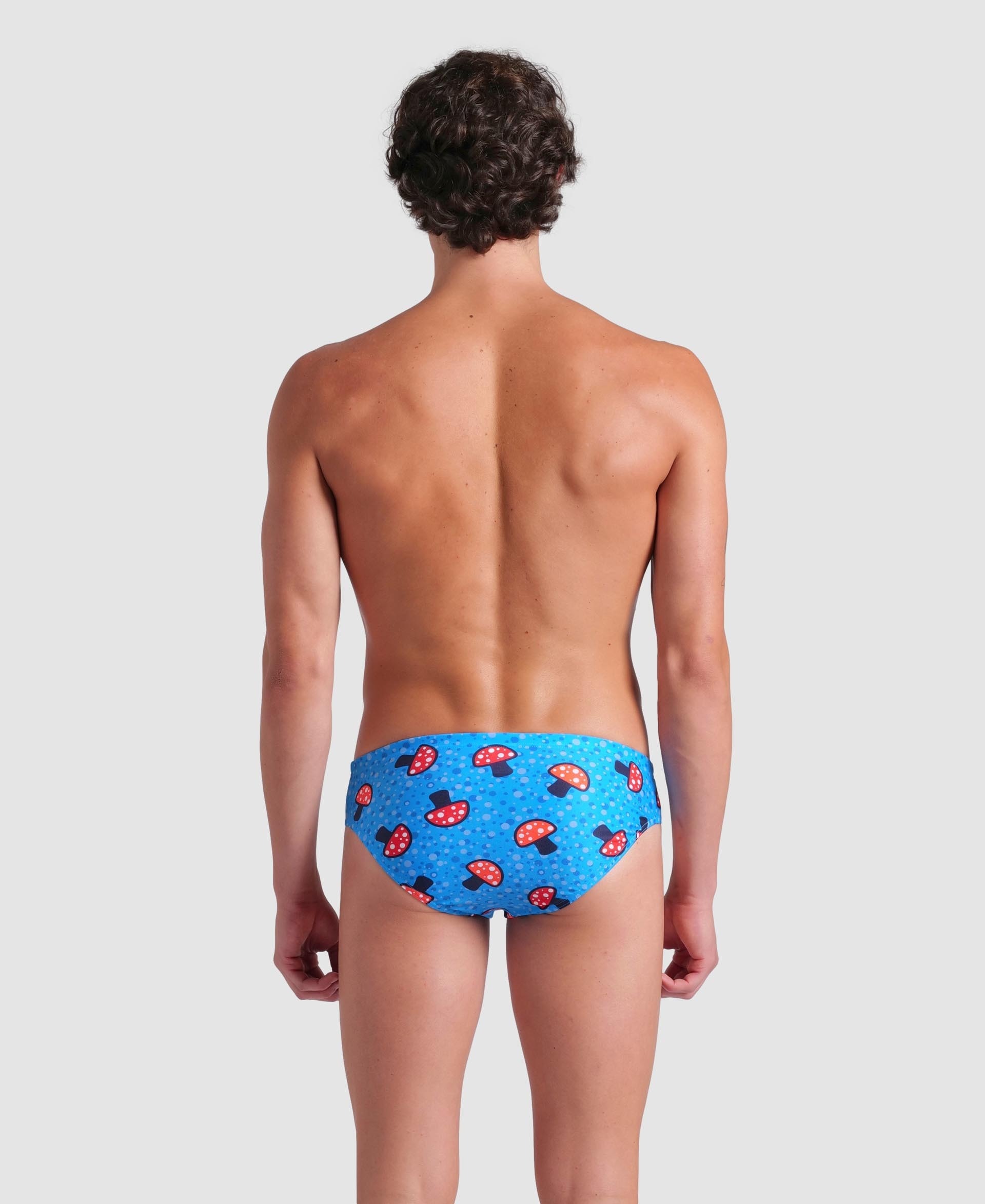 Men's Swim Brief arena Mushrooms