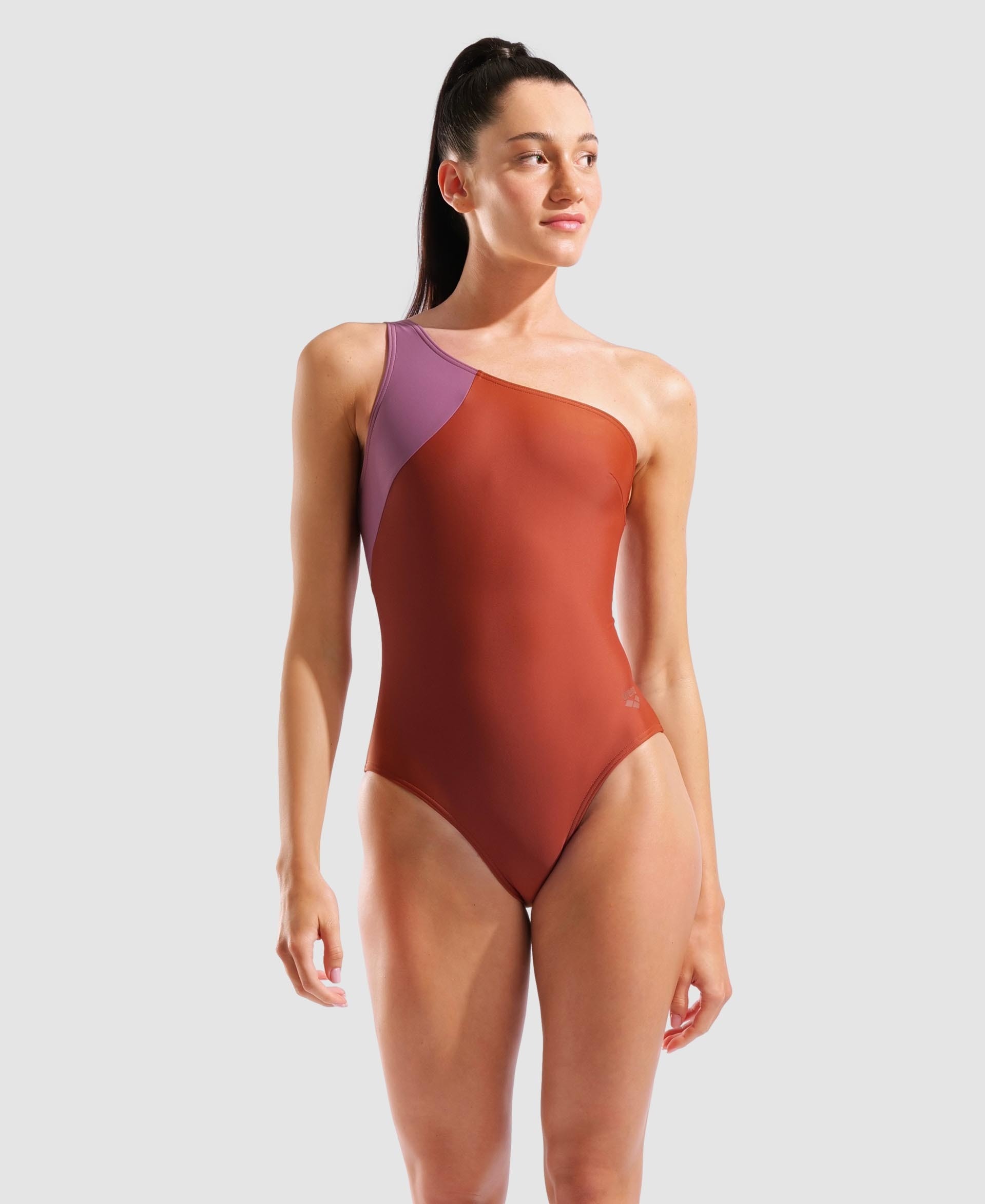 Women's Swimsuit arena Vita Life Single Shoulder Red