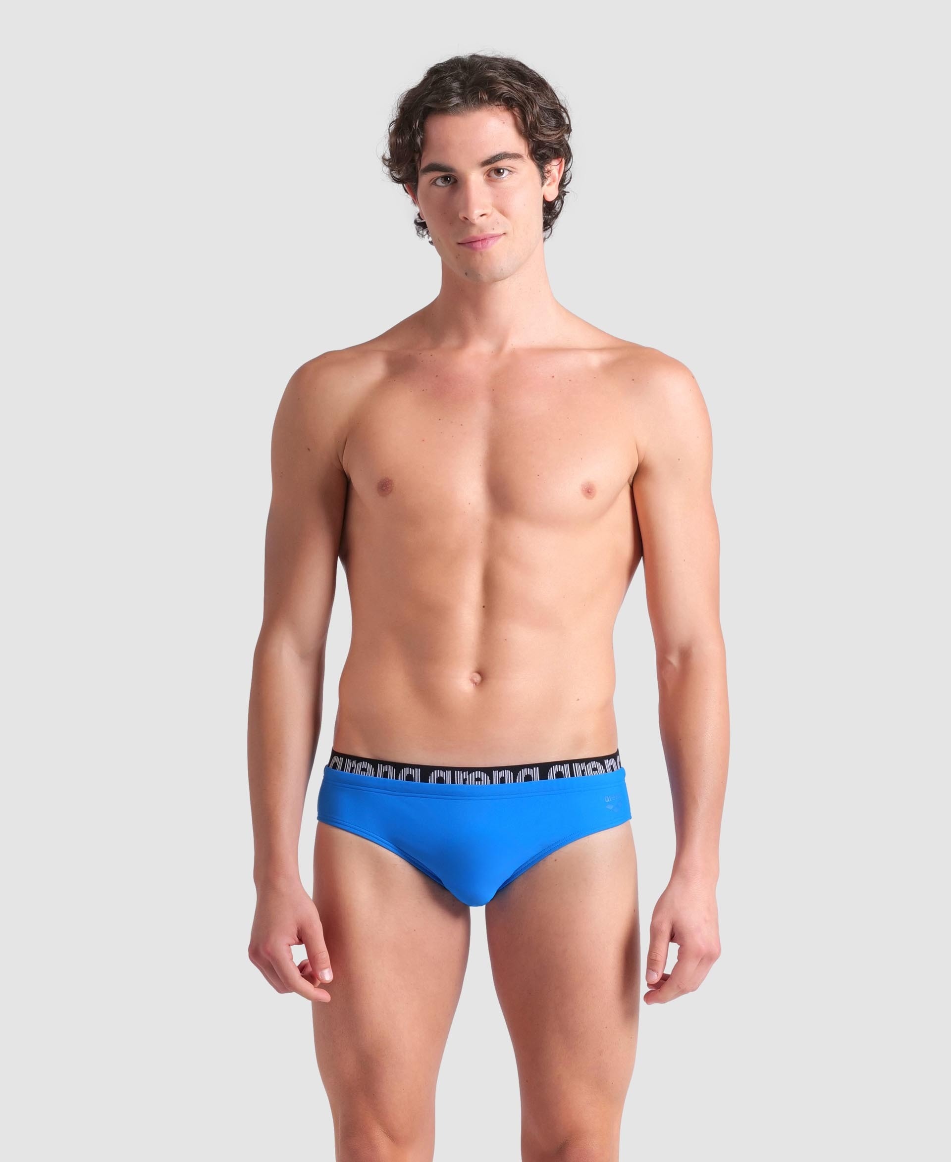 Men's Swim Brief 8 cm arena Elastic Logo