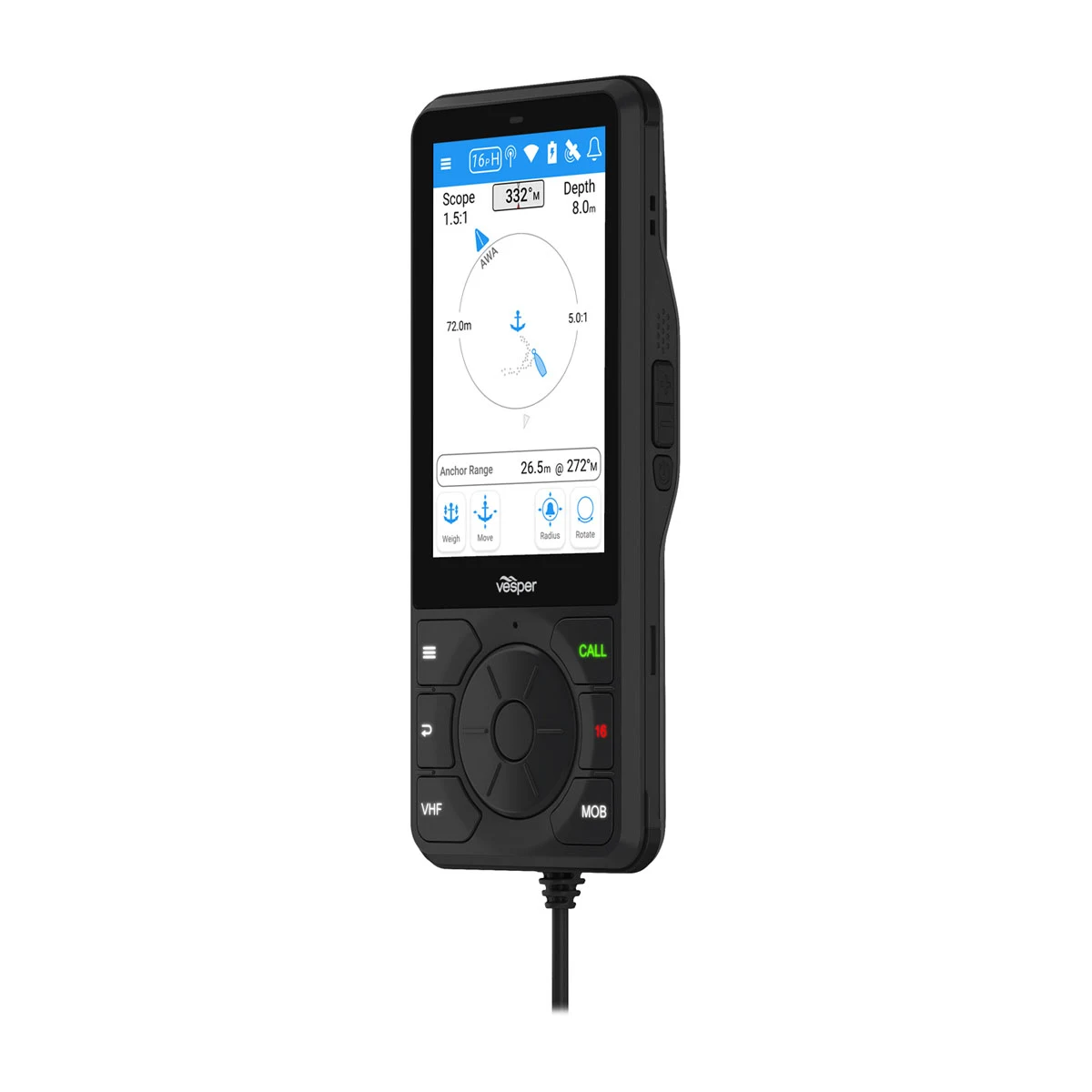 Cortex™ H1 and H1P Handsets Tethered Handset