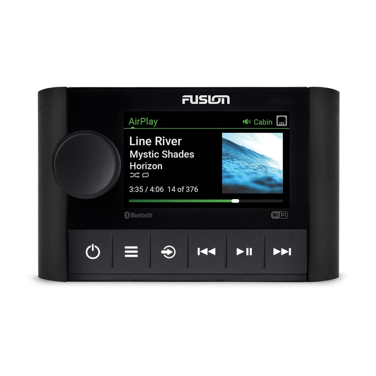 Fusion Apollo™ MS-SRX400 Marine Zone Stereo with Built-in Wi-Fi® and Ethernet With Built-in Wi-Fi® and Ethernet