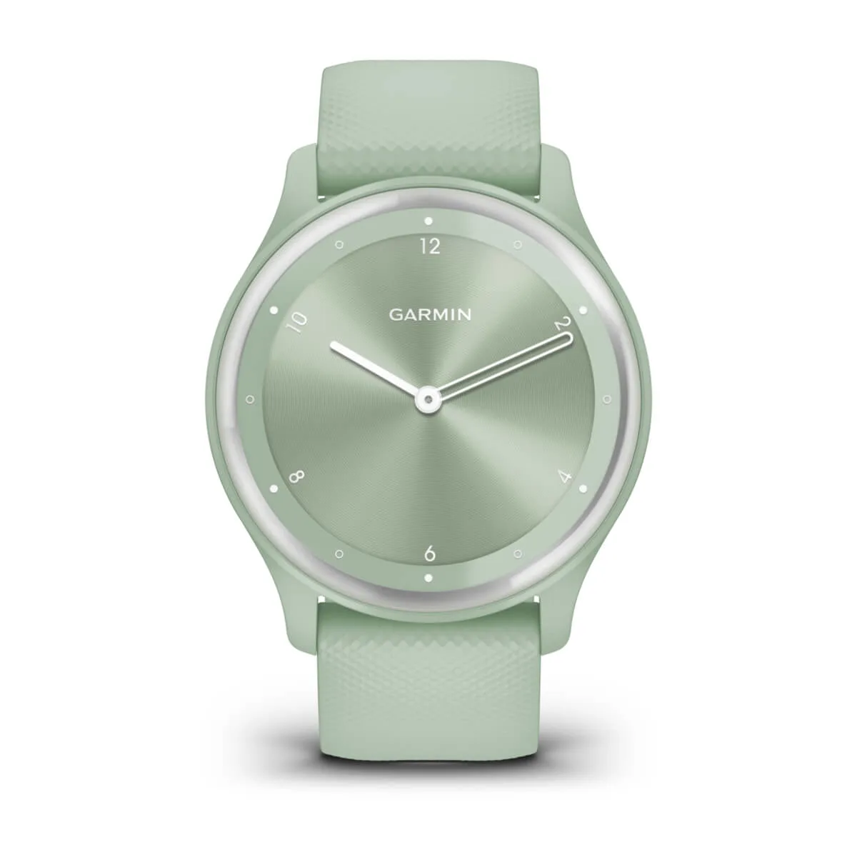 vívomove® Sport Cool Mint Case and Silicone Band with Silver Accents