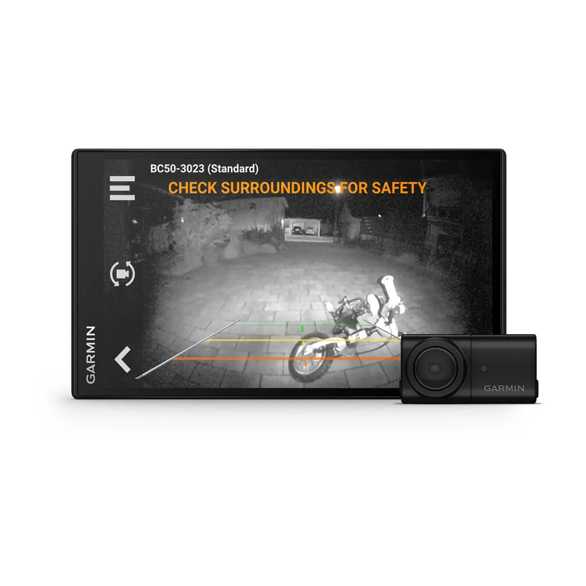 BC™ 50 Wireless Backup Camera with Night Vision Garmin DriveSmart™ 76 Navigator and BC™ 50 with Night Vision