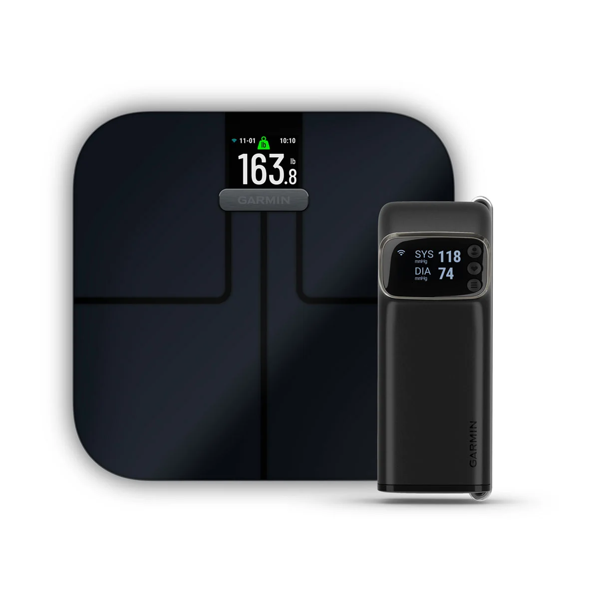 Garmin Index™ S2 Includes Smart Scale and Index BPM Smart Blood Pressure Monitor