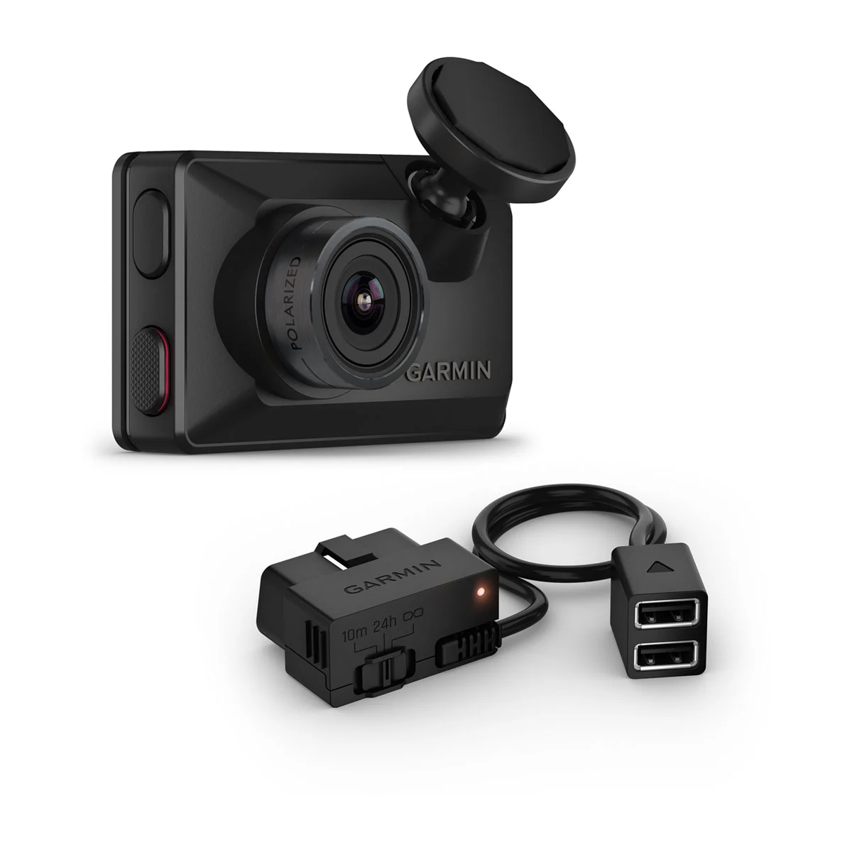 Garmin Dash Cam™ X310 4K Touchscreen Dash Cam with a 140-degree Field of View and built-in Clarity™ Polarizer and Constant Power Cable