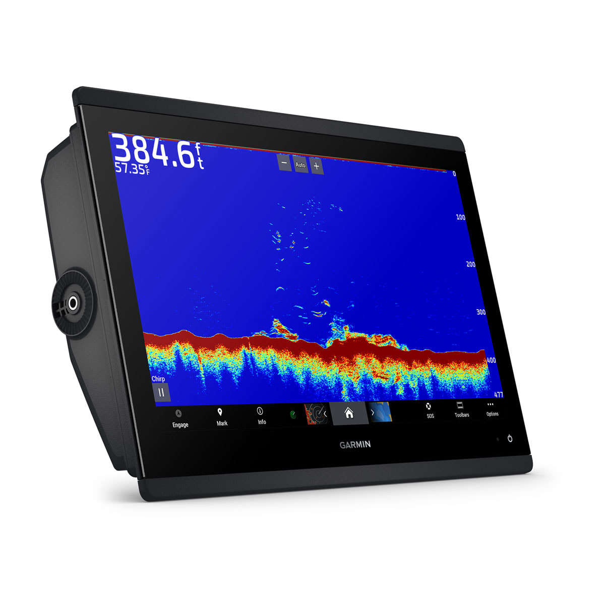 GPSMAP® 1643xsv SideVü, ClearVü and Traditional CHIRP Sonar with Mapping