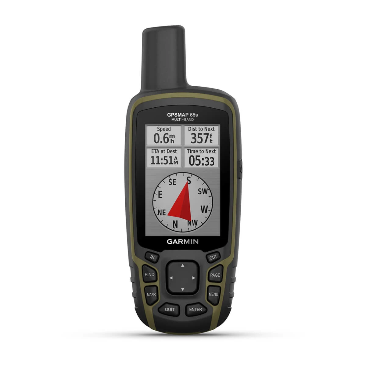 GPSMAP® 65s Multi-Band GPS Handheld with Sensors
