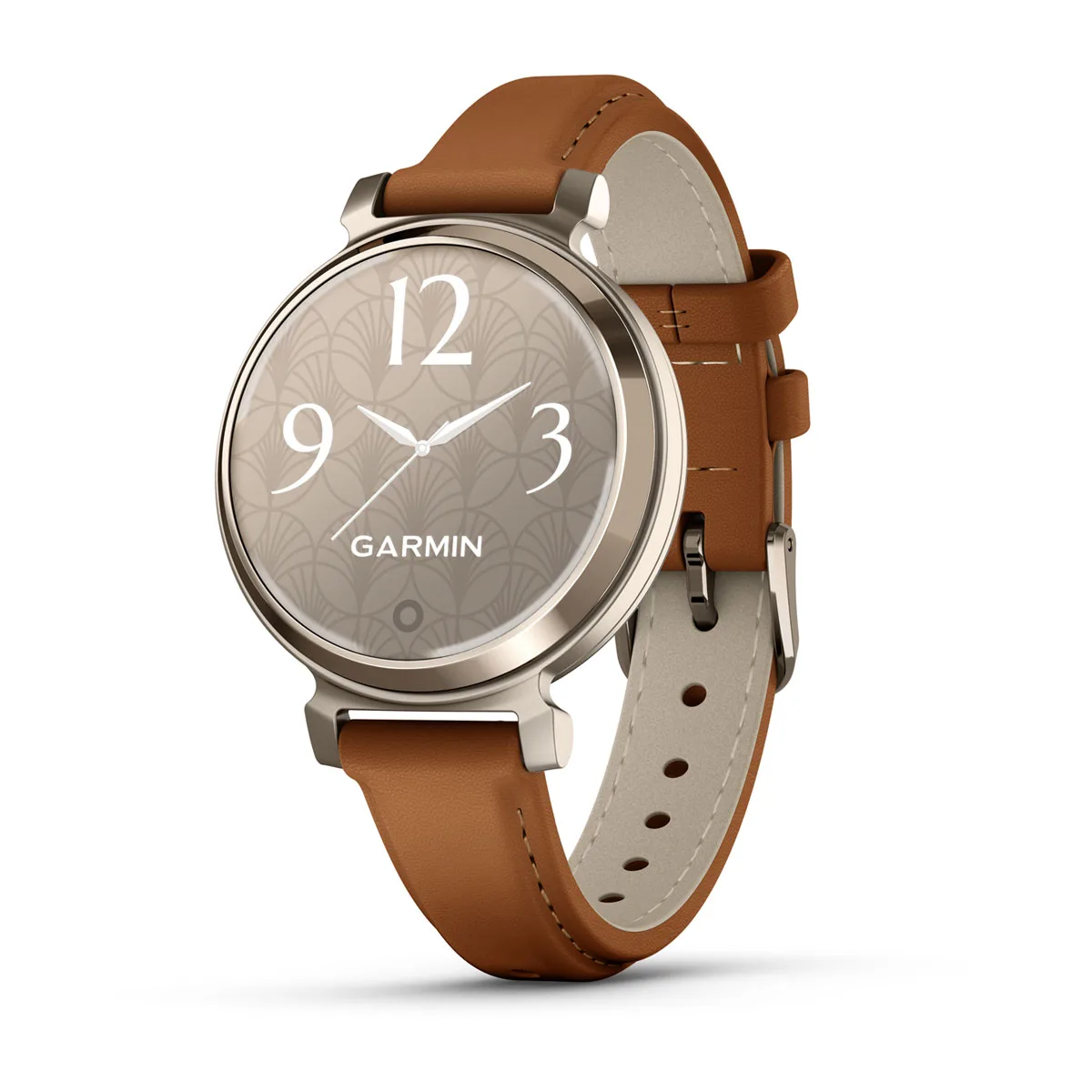 Lily® 2 Classic Cream Gold with Tan Leather Band